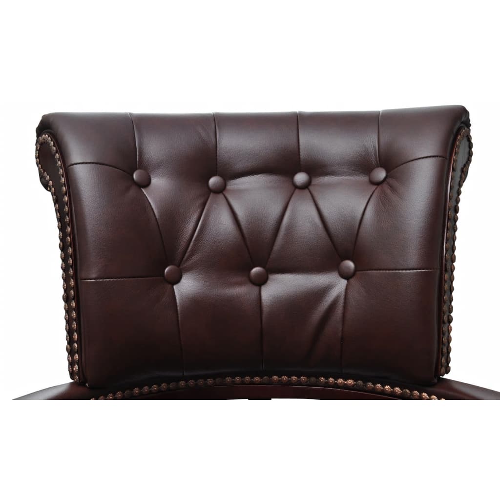 NNEVL Swivel Office Chair Brown
