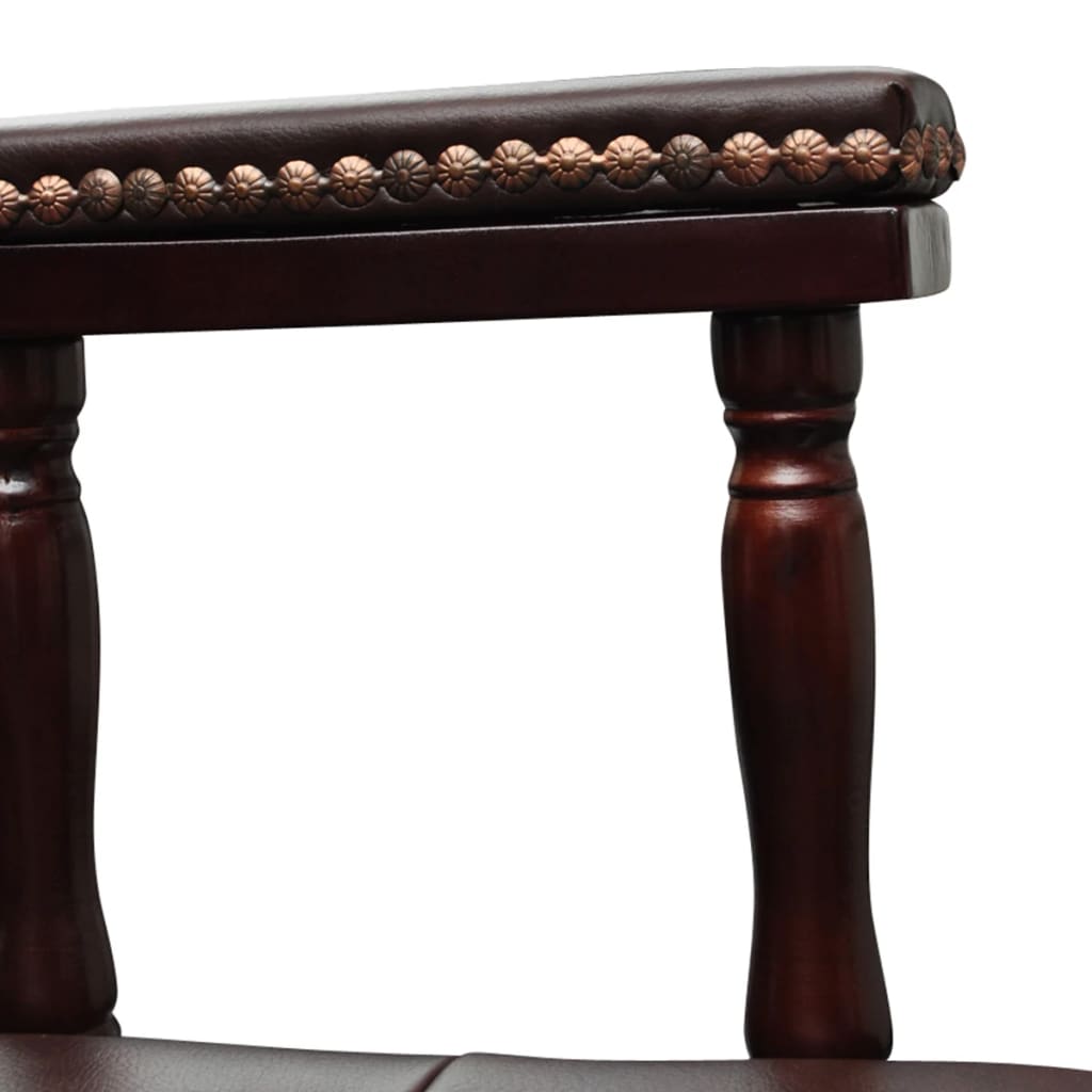 NNEVL Swivel Office Chair Brown