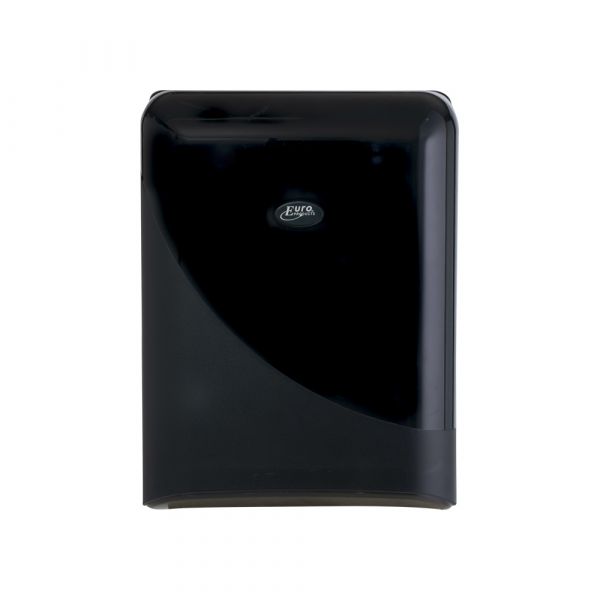 Folded towel dispenser black