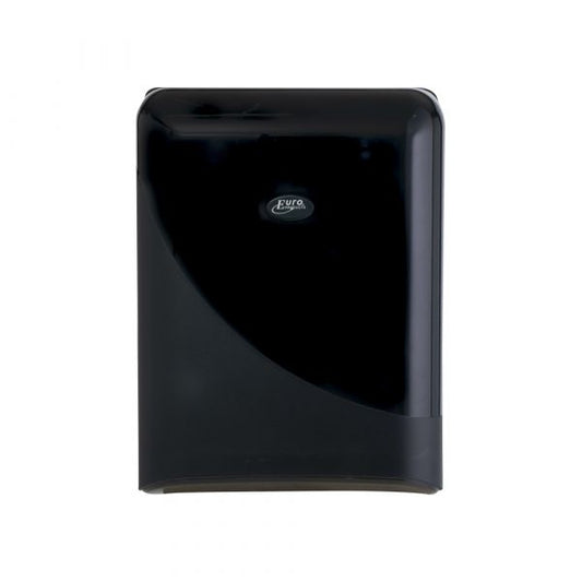 Folded towel dispenser black