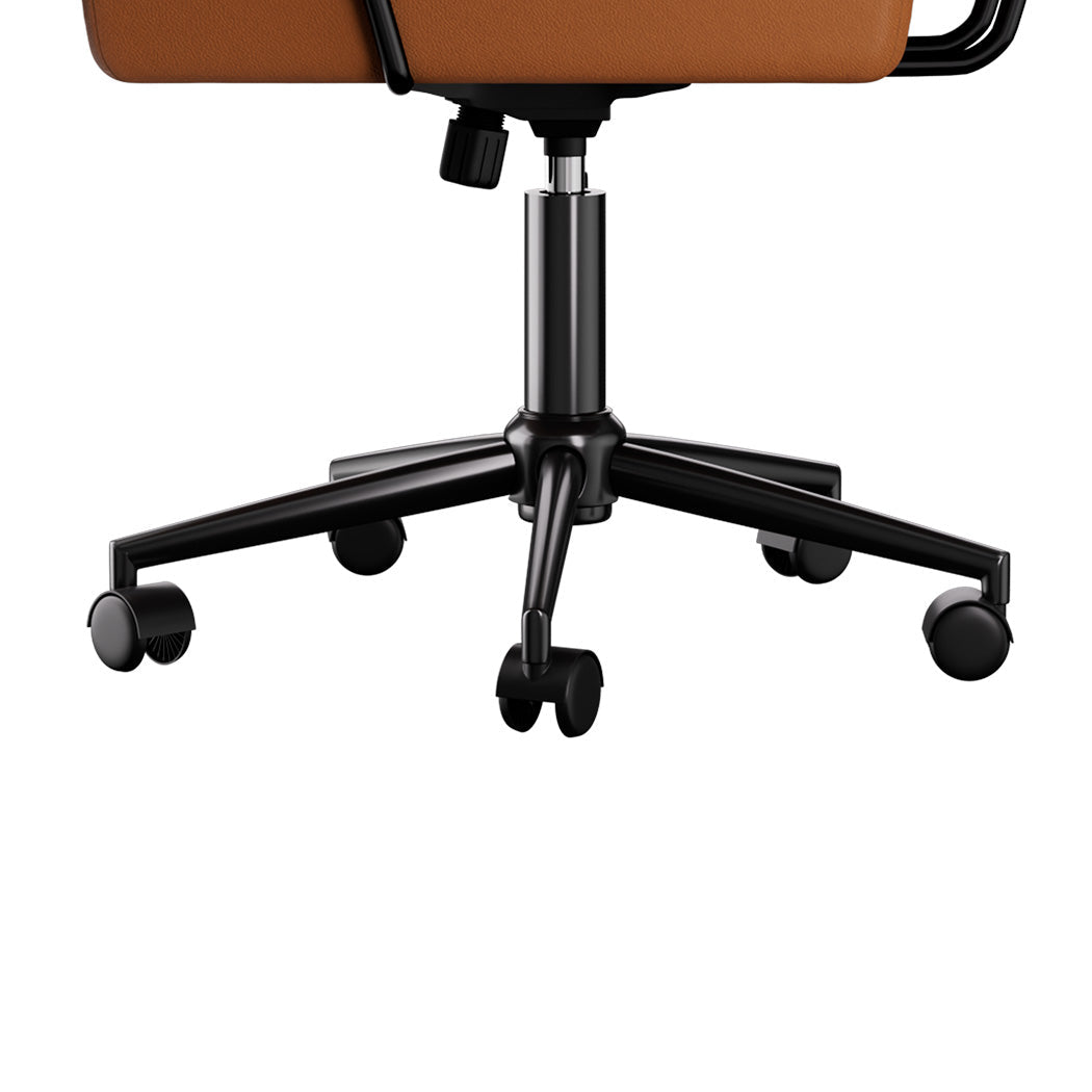 LEVEDE Ergonomic Office Chair Computer PU Brown